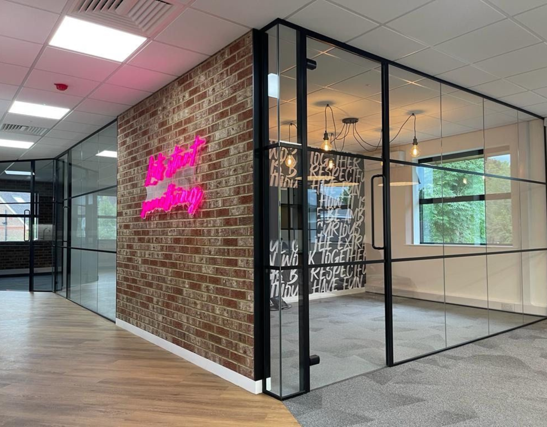 Fluro Office Installation in Bourne End